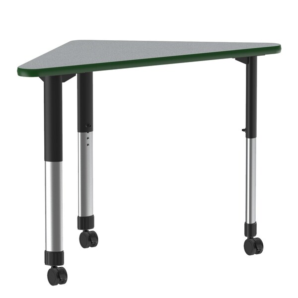 HPL Collaborative Desk - Casters - Wing